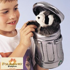 움직이는너구리인형