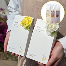 국내산 천연 벌꿀 아카시아 밤꿀 야생화꿀 선물 세트 답례품 12g x 11포, 아카시아꿀, 1세트, 연한노랑꽃