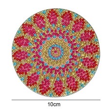 미니십자수컵받침