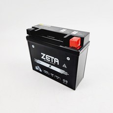ZETA AGM 대림VF125 SYM 울프125 밧데리 12M7-4B오토바이배터리, ZETA 울프125, 1개