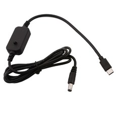 USB C Type C ~ 5.5x2.1mm 5V 9V 12V 12V 20V 가벼운 팬 장난감 노트북 라우터 DVR 및 기타 용 조절 가능한 PD 전원 케이블, 02 4.0x1.7mm, 2.4.0x1.7mm, 2.4.0 1.7mm