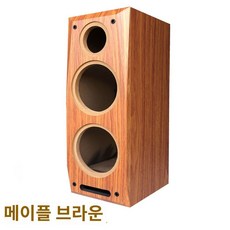 원목 스피커 통 제작 자작 앰프 8인치 DIY 박스, 브라운 메이플 그레인 1개(1개) - 원목박스제작