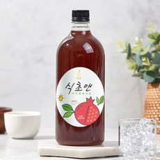 스윗쿡 식초앤 천연 자연 발효 석류식초 수제100%, 1개, 1L