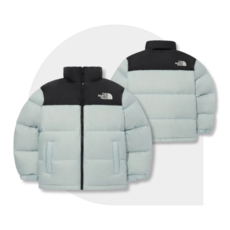 국내매장판 노스페이스 점퍼 패딩 JK 키즈 1996 에코 눕시 RDS 다운 IG 자켓 아이스그린