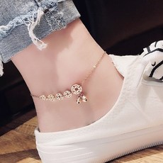 해외 티타늄 레드 발찌 고풍 심플-62497