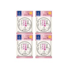 Kose 일본아마존 코세 클리어턴 미용장인 사케 마스크팩 에센스 고영양 피부미용 1일1팩 7매입 4개