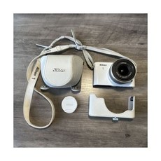 Nikon 1 J1 10.1MP 미러리스 디지털 카메라 본체 화이트1030mm 렌즈 테스트 완료