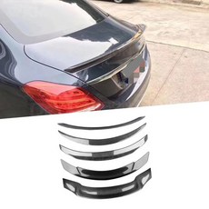 카본 리어 스포일러 부트 덕 윙 벤츠 W205 4 문짝 세단 C180 C200 C300 2015-2019 FD 스타일
