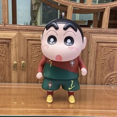 Palm tree 짱구 피규어 42cm 대형 Cosplay 메시 네이마르, 7호 호나우두40cm, 1개