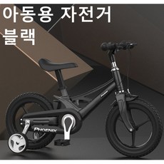 Dream패션 어린이 네발 자전거 아동용 자전거 SYKB100, 12인치, 블랙