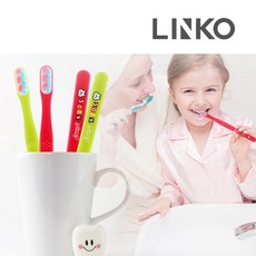 리앤코 소프트 어린이용 초미세모 칫솔 2개, 그린+그린