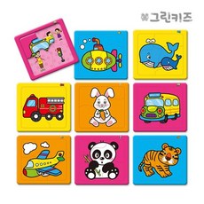 마미북 연두팡 인지퍼즐 8종 중 택1, 연두팡 인지퍼즐 단품 동물-①토끼(3조각)