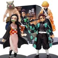 귀멸의 칼날 피규어 굿즈 카마도 탄지로 네즈코 젠이츠 무한열차 FIGURE 국내무료배송, 구성품A-카마도 탄지로