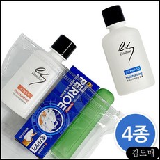 KDM 여행용세면세트 K-124) 샴푸 린스 칫솔 치약 휴대용 여행용세트(2호 휴대용세면세트, KDM 1