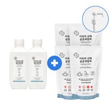 이브의선택 이브의 주방 세제 본품600mlX2개+리필600mlX4개, 단일옵션