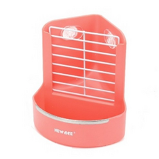 New Age 친칠라 2in1 고정식 먹이그릇 NA-090, 핑크, 5개