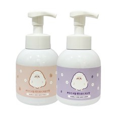 라비스코 뽀득이 항균 손세정제 버블 핸드워시 순한 성분 강력한 향균력 촉촉한 보습력 핸드솝, 2개, 500ml, 포도