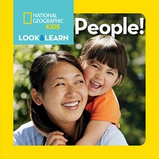 (영문도서) National Geographic Kids Look and Learn: People! Board Books, English, 9781426311222