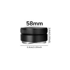 커피 디스트리뷰터 에스프레소 분배 도구/레벨러 3 각도 경사 조절 가능 팜 탬퍼 51mm 53mm 58mm 포타필터, [03] 58mm, 1개