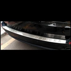 호환 리어 범퍼 프로텍터 씰 트렁크 가드 트레드 플레이트 커버 BMW X5 F15 F85 2014, [01] Silver with letter