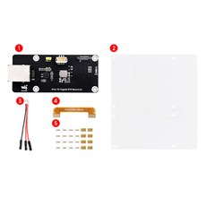 라즈베리 파이 5 모듈용 드라이버 프리 칩 PCIe to 기가비트 RJ45 ETH 어댑터 보드 C RTL8111H, [01] ETH Board (C), 1개