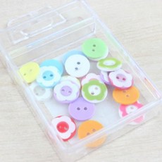 패션소품 DIY 단추 악세서리 플라워 슬라임 토핑용 (12개세트), 1개, 상세페이지 참조