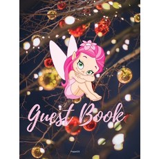 Guest Book - Fairy Themed -Hardback 82 Color pages -8x10 Inches Hardcover, Lucian Popa, English, 9781716236006
