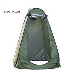 SKANDSALO 원터치 간이 텐트 샤워 부스 야외 화장실 탈의실 캠핑 낚시 청록색 1개