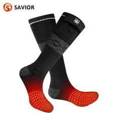 스노우보드빅사이즈양말 Sior Heat-배터리 전기 온열 겨울 양말 따뜻한 야외 스포츠 사이클링을 위한 충전, CHINA, 04 S05B_03 L, 1개