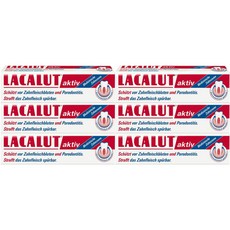 Lacalut Active Fluoride Toothpaste 독일 라카루트 액티브 100ml 치약 6개