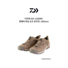  다이와 DS-2300M 풋웨어 피싱 슈즈 로우컷 250mm 모카, 모카 250mm 