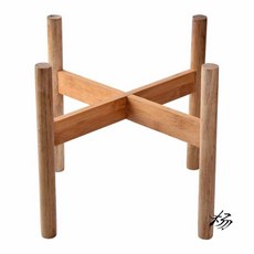 스탠리 워터 저그 받침대 스탠드 아이스박스 거치대 캠핑 우드 행어 원목 화분 받침대, 16cm x 16cm 지상 11cm