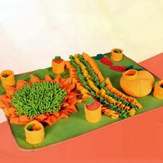  노즈워크 nC312D84E01 당근밭 노즈워크담요 매트 후각놀이 PET 강, 노즈워크매트-당근밭_단일상품 