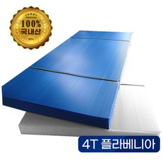 플라베니아 PVC 골판지 단프라 시트 플라스틱 골판지 바닥보양재 900 x 1800, 청색, 4T, 1개