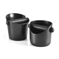 가정용 키밍 베이직 커피 찌꺼기통 탬퍼 쓰레기통 수납통-72394EA-72394EA, 다팔아 블랙 B, 1개