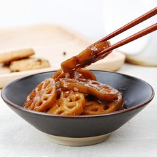 찬다르크 연근조림 반찬 배달 혼밥반찬 1인 밑반찬 자취 수제 인터넷 반찬가게 맛있는