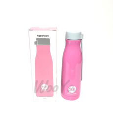 타파웨어 패션 보온병 핑크 보온병 보냉병 얼음물통 얼음보온병, 410ml