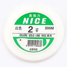 비즈톡 [TS-2-05]낚시줄 나이스 NICE 2호 투명 1롤(200M)