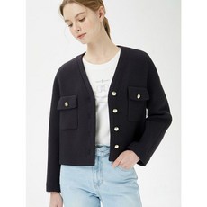 듀엘 울블렌드 브이넥 자켓 D241MSF013
