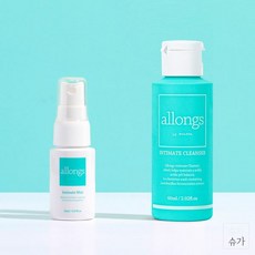 알롱 여성청결제 듀오 트래블 키트 미니 60ml + Y존 청결 미스트 20ml, 여성청결제 60ml+청결미스트 20ml - 알롱남성청결제