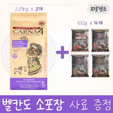 카르나4 전연령 이지츄 그레인프리 피쉬 강아지사료, 기타생선, 2kg, 2개 - 카르나4이지츄