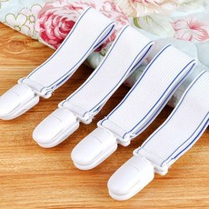 플라스틱 침대시트 매트리스 고정 집게 클립 4P