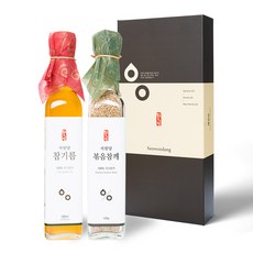 [서원당] 참기름 선물세트 국산 참깨 100% 세트 250ml 120g, 참기름 250ml+볶음참깨 120g