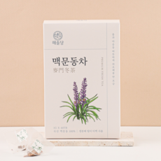 [국산 100%] 해솔당 저온으로 볶은 맥문동차 로스팅 챔피언, 1개, 40개입, 1g