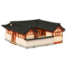 DIY 나무 모형 조립 키트 HO 서울북촌한옥B YM-614, 단품