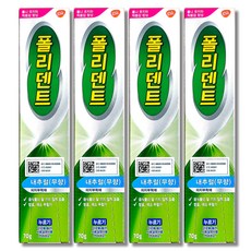 폴리덴트 의치부착재 70g 내추럴 무향 4개, 1개입