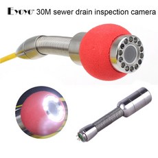 Eyoyo 23mm 하 수 방수 비디오 카메라 드레인 파이프 검사 12 pcs led 헤드 카메라 800tvl 수리 교체 7d1|감시 카메라|, 1개, 단일, 단일