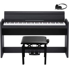 KORG 전자 피아노 LP-380-BK U 88 건 블랙 높낮이 자재 의자 세트