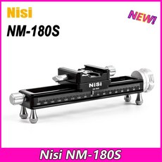 Nisi NM180S 매크로 포커싱 레일 사진 카메라 레일 슬라이더 비디오 레코드 트랙 데스크탑 촬영 14 나사 DSLR 카메라용