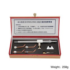 산소 가스 터치 화염 발생기 HHO 연마 용접기용 플래시백 어레스터 구리 노즐 4 개 포함, 02 white, 01 중국